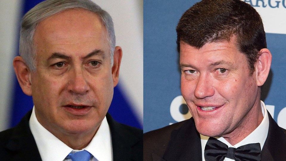 James packer embroiled in Benjamin Netanyahu corruption claims