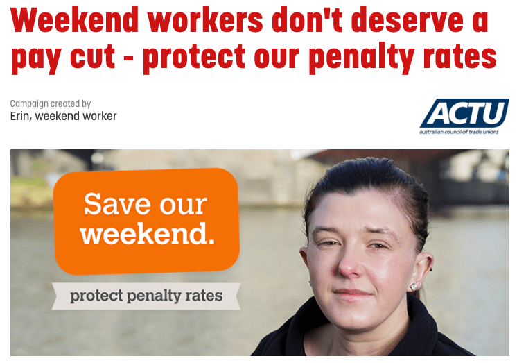 penalty rates petition