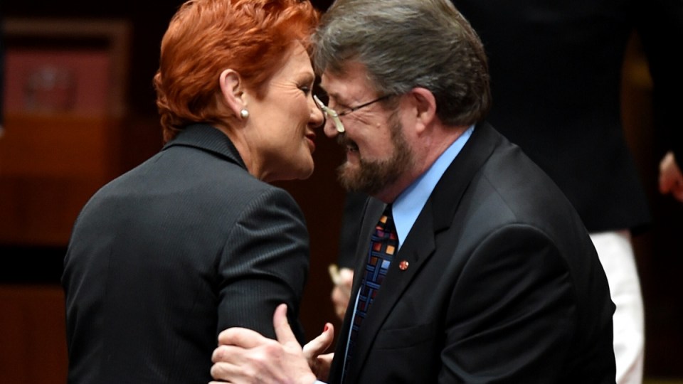 pauline hanson derryn hinch