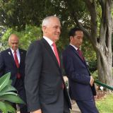 malcolm Turnbull and joko Widodo