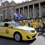 Melbourne taxi protest