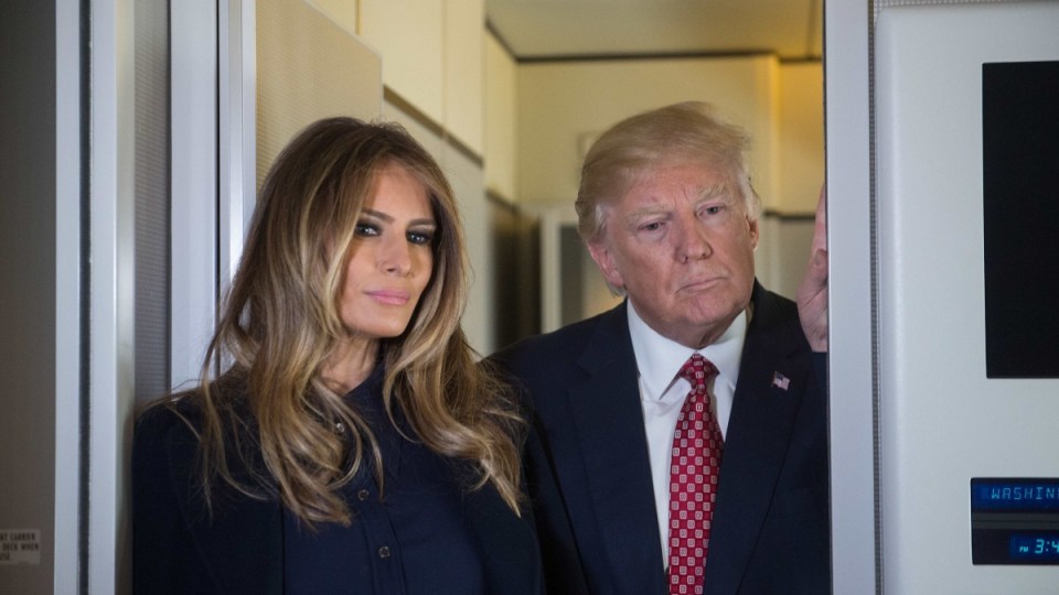 melania trump and donald trump
