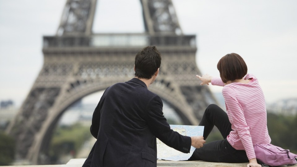 Pictured is the Eiffel Tower