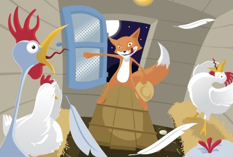 Fox in henhouse.