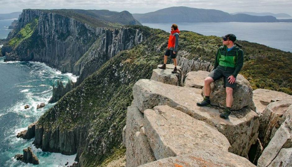 Walkers at the Three Capes track, Tasmania