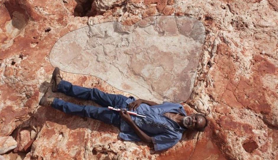 World's biggest dinosaur footprint