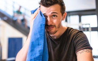 Exercise gym guilty guilt sweat towel