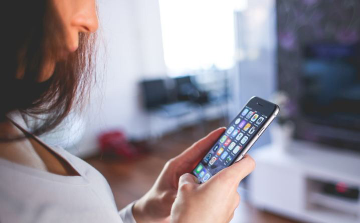 Apple iPhone user
