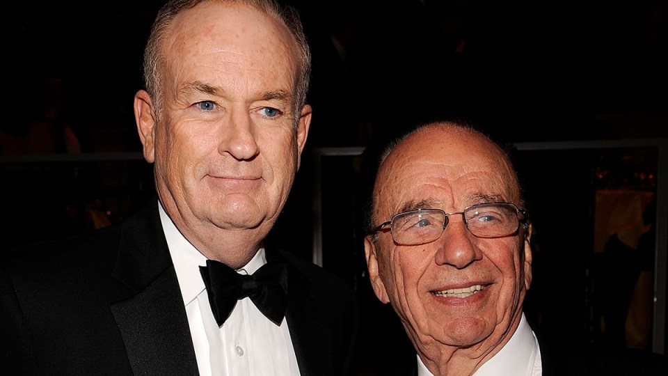 bill o'reilly and rupert murdoch