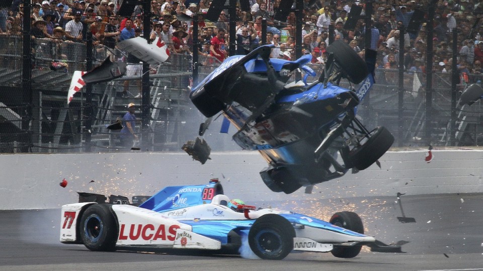 Scott Dixon crash