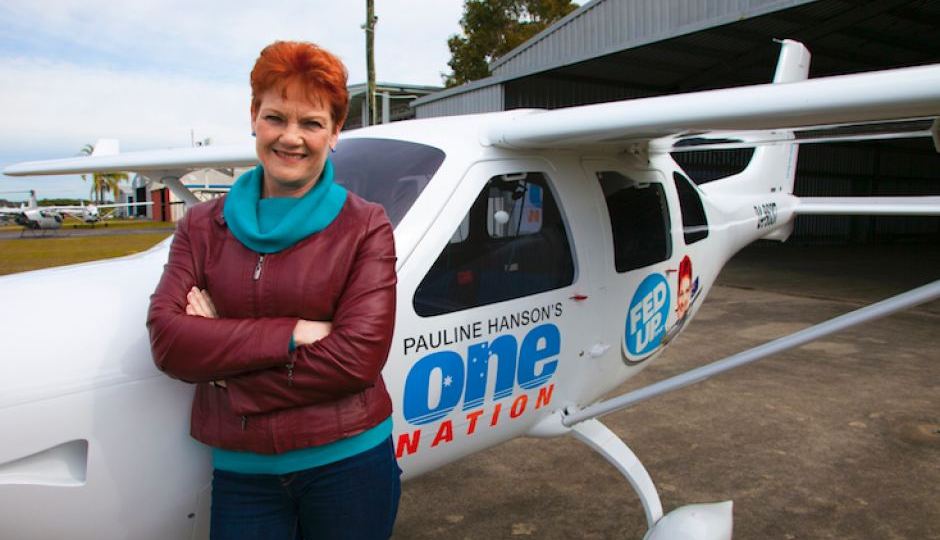 One Nation plane