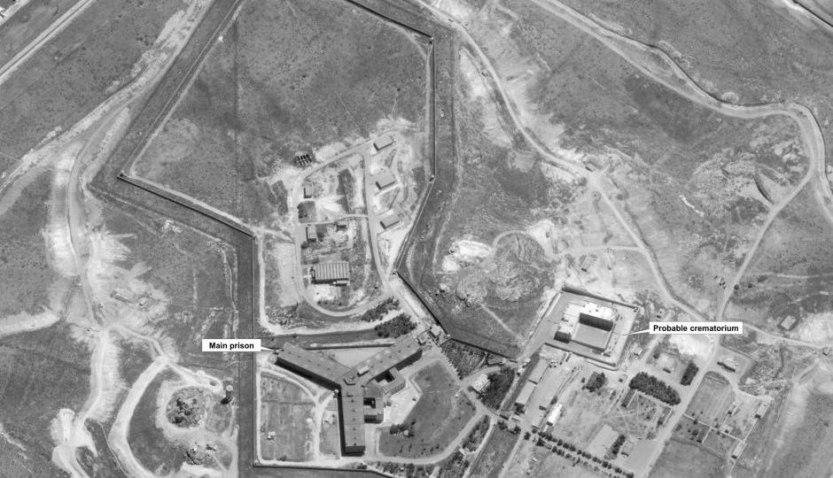 Syrian prison crematorium