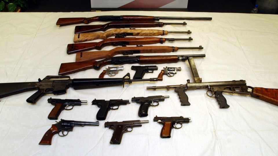 illegal firearms