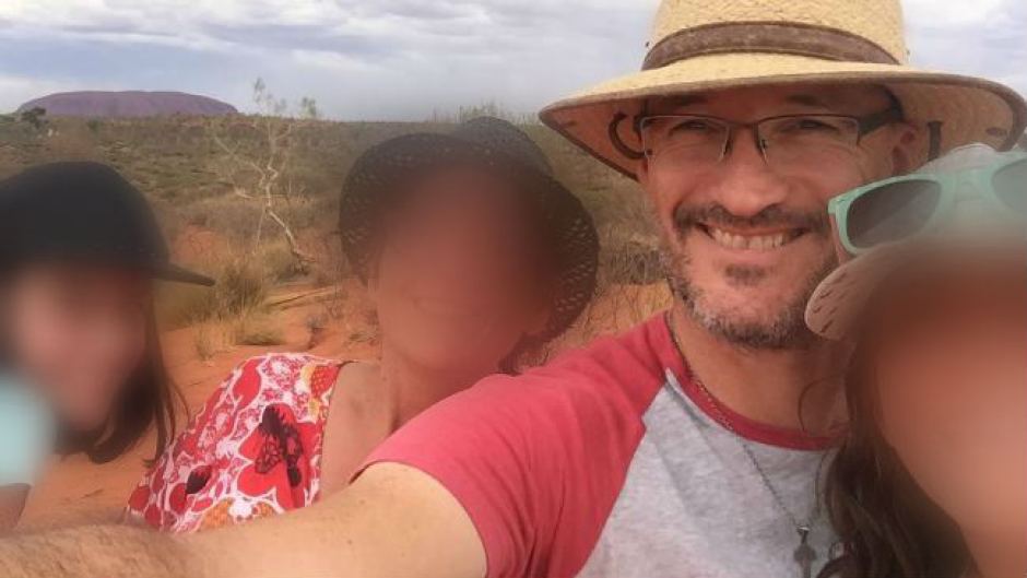 Jason O'Connor with his family