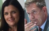 Amber Harrison and Tim Worner
