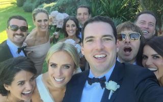 Sylvia Jeffreys and Peter Stefanovic's wedding