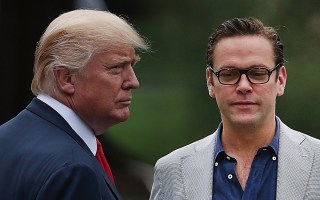 Donald Trump and James Murdoch