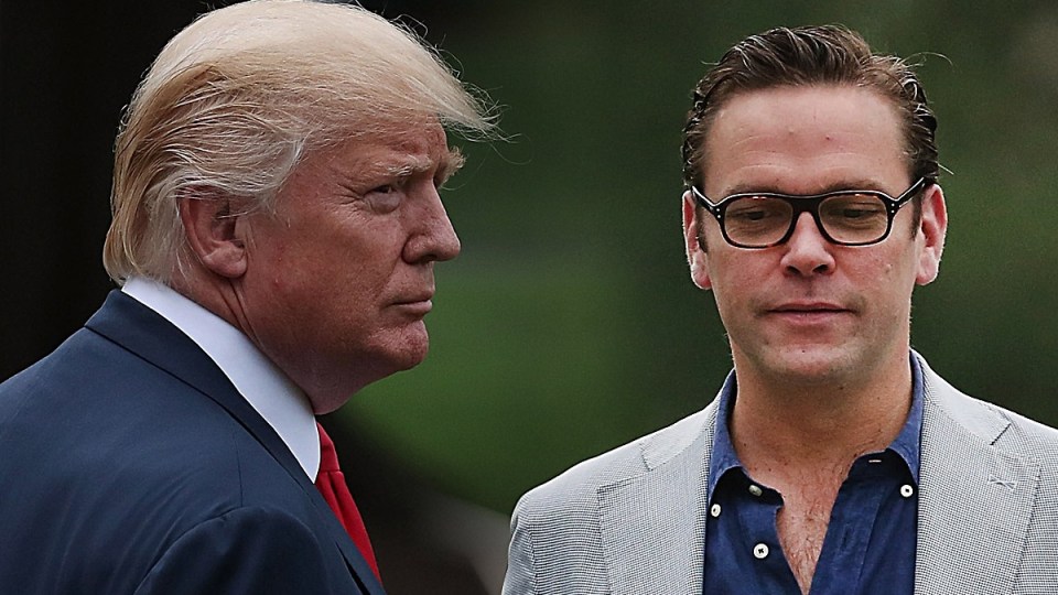 Donald Trump and James Murdoch