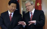 Xi Jinping and Kevin Rudd
