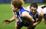 Brodie Grundy and Ben Brown