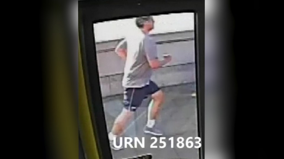 jogger pushes woman into path of bus