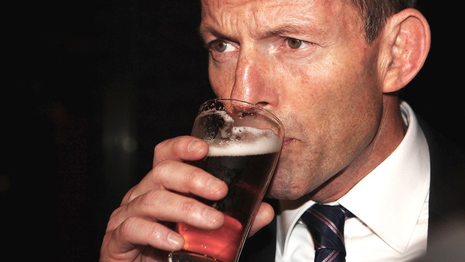 tony abbott beer
