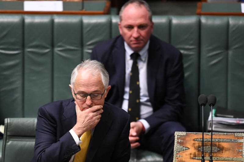Turnbull government at the edge of the political abyss