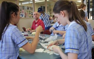 Male teacher volunteers