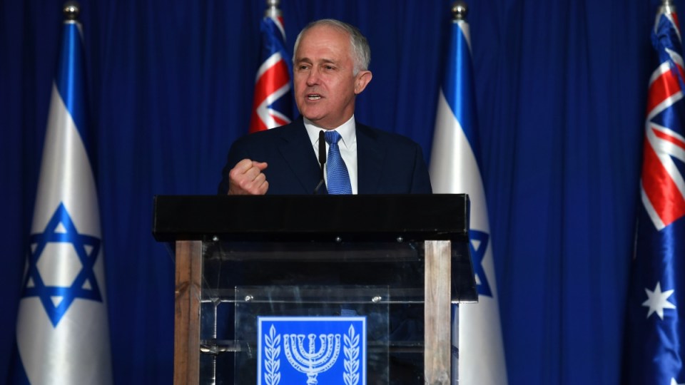 Malcolm Turnbull Israel