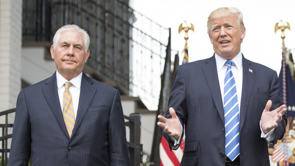 Rext Tillerson Donald Trump