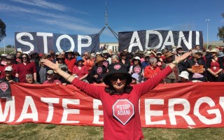 adani protest canberra