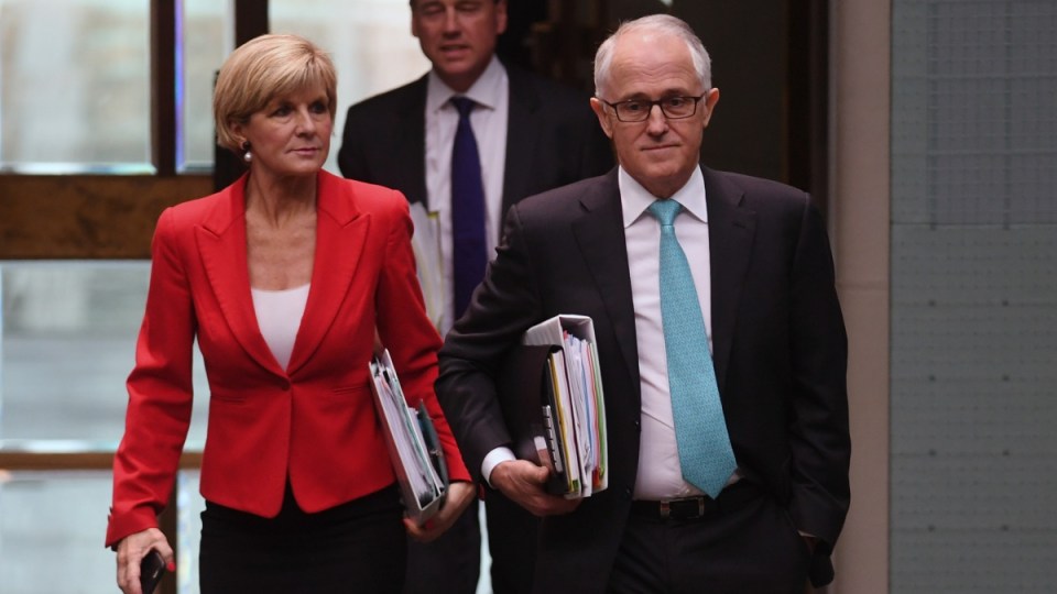 julie bishop malcolm turnbull