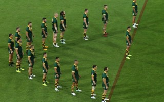 kangaroos do war cry before RLWC match