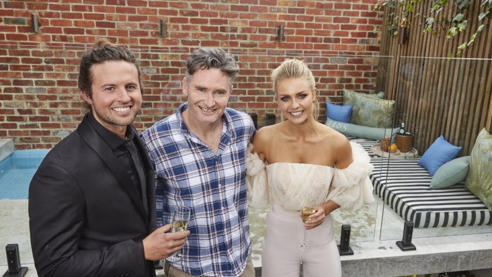 The Block Josh and Elyse and Dave Hughes