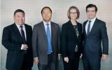 Huang with Ernest Wong Gillard and Dastyari