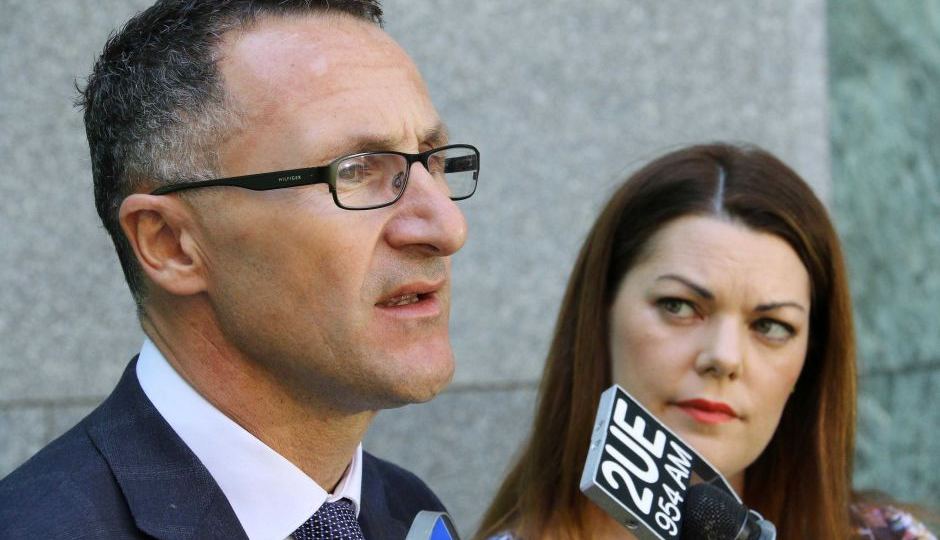 Richard Di Natale and Sarah Hanson-Young