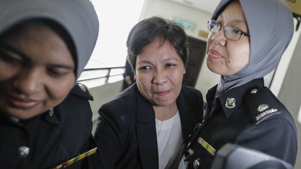 Sydney mother Maria Exposto has been found not guilty of smuggling 1.1kg of ice into Malaysia.