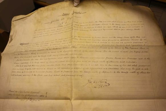 George Arthur lieutenant governor 1833 bill