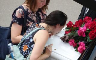Jessica Falkholt funeral
