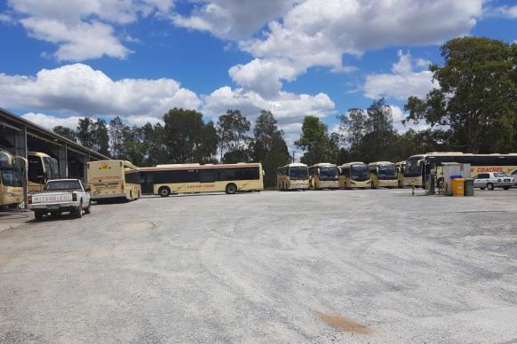 Logan coaches bus depot