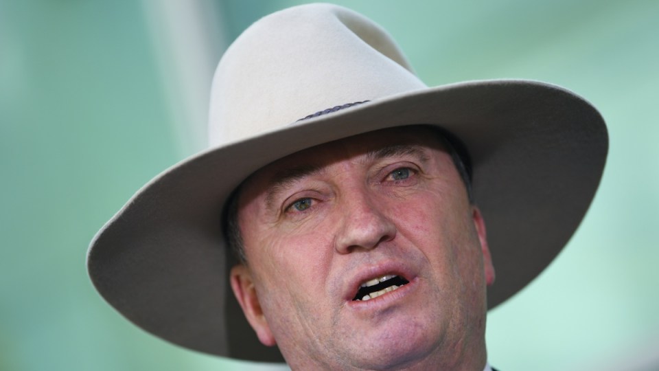 Barnaby Joyce WA nationals