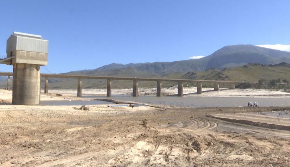 Theewaterskloof Dam outside Cape Town