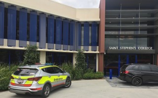 Seven students were taken to hospital from the Gold Coast school.