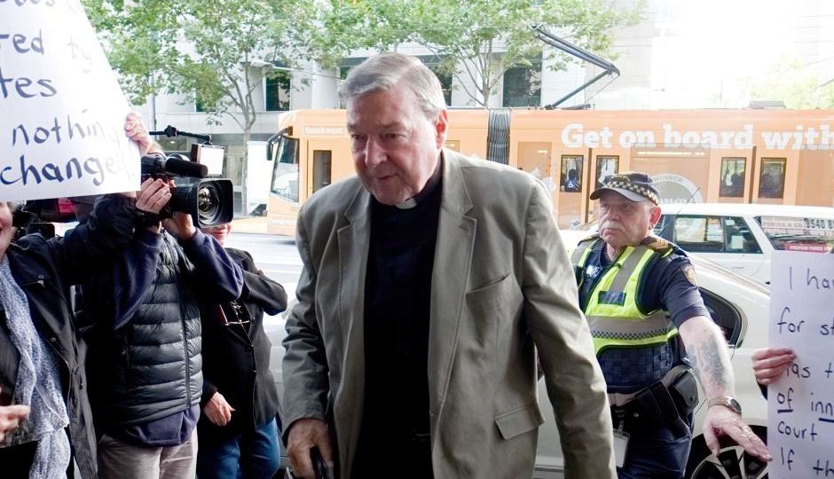 George Pell at Melbourne Magistrates' Court