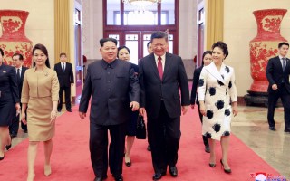 North Korea leader Kim Jong-un and China's Xi Jinping
