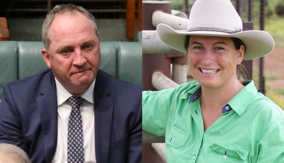Barnaby Joyce and Catherine Marriott