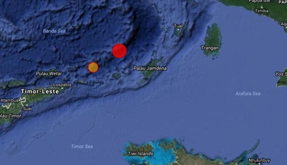Darwin earthquake