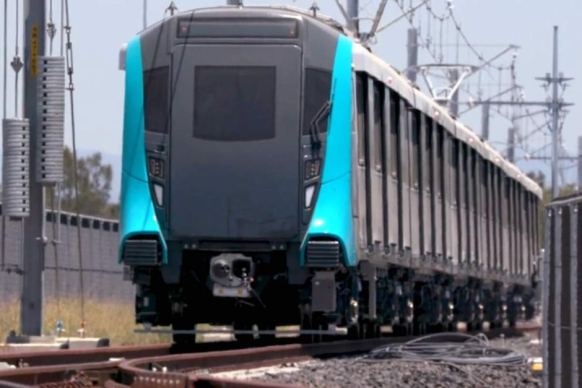Driverless train testing