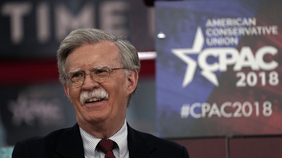 national security advisor John Bolton