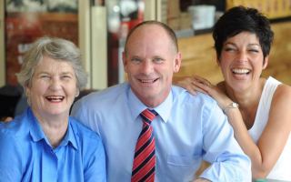Jocelyn Newman pictured with Campbell Newman